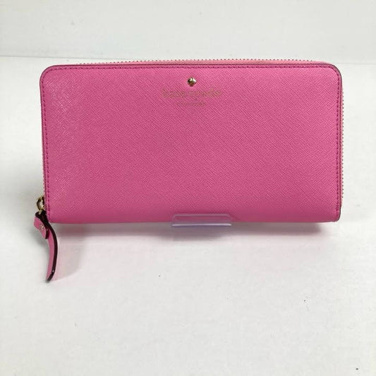 【中古品】【レディース】 KATE SPADE ケイトスペード 長財布 財布 201-260204-ky-24-fuz カラー：ピンク 万代Net店