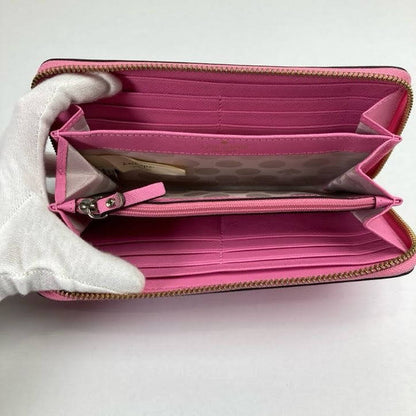 【中古品】【レディース】 KATE SPADE ケイトスペード 長財布 財布 201-260204-ky-24-fuz カラー：ピンク 万代Net店