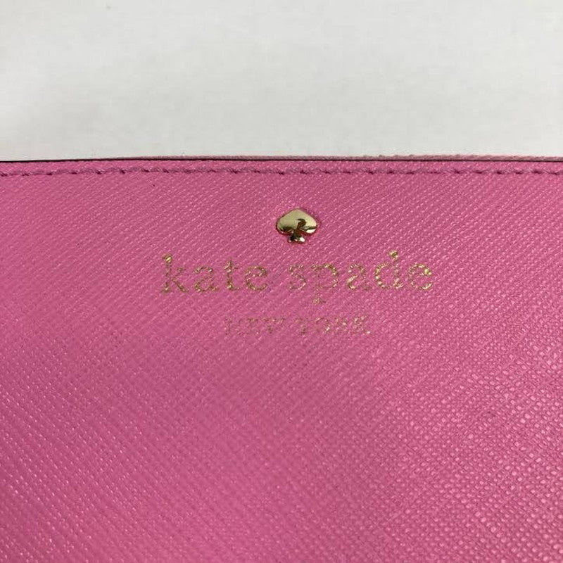 【中古品】【レディース】 KATE SPADE ケイトスペード 長財布 財布 201-260204-ky-24-fuz カラー：ピンク 万代Net店