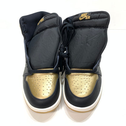 【中古美品】【メンズ】 NIKE ナイキ DZ5485-071 AIR JORDAN 1 RETRO HIGH OG エアジョーダン 1 スニーカー 160-250330-gm-32-fuz サイズ：27.5cm カラー：ブラック ゴールド 万代Net店