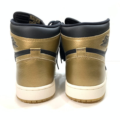 【中古美品】【メンズ】 NIKE ナイキ DZ5485-071 AIR JORDAN 1 RETRO HIGH OG エアジョーダン 1 スニーカー 160-250330-gm-32-fuz サイズ：27.5cm カラー：ブラック ゴールド 万代Net店
