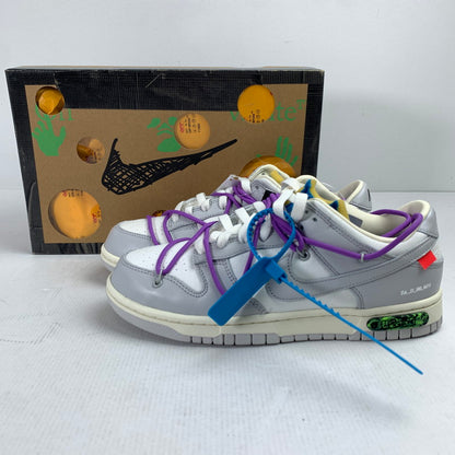 【中古美品】【メンズ】 ナイキ NIKE × OFF-WHITE DM1602-125 DUNK LOW "SAIL NEUTRAL GRAY" GRAY メンズ 26.0㎝ 黒タグ・箱付属 スニーカー 靴 160-260527-io-14-fuzh 万代Net店
