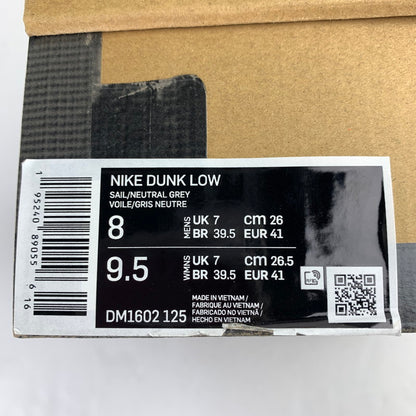 【中古美品】【メンズ】 ナイキ NIKE × OFF-WHITE DM1602-125 DUNK LOW "SAIL NEUTRAL GRAY" GRAY メンズ 26.0㎝ 黒タグ・箱付属 スニーカー 靴 160-260527-io-14-fuzh 万代Net店