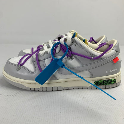 【中古美品】【メンズ】 ナイキ NIKE × OFF-WHITE DM1602-125 DUNK LOW "SAIL NEUTRAL GRAY" GRAY メンズ 26.0㎝ 黒タグ・箱付属 スニーカー 靴 160-260527-io-14-fuzh 万代Net店