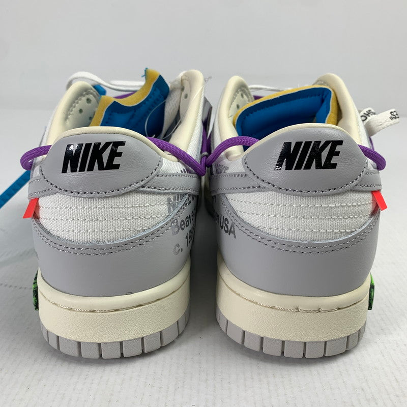 【中古美品】【メンズ】 ナイキ NIKE × OFF-WHITE DM1602-125 DUNK LOW "SAIL NEUTRAL GRAY" GRAY メンズ 26.0㎝ 黒タグ・箱付属 スニーカー 靴 160-260527-io-14-fuzh 万代Net店