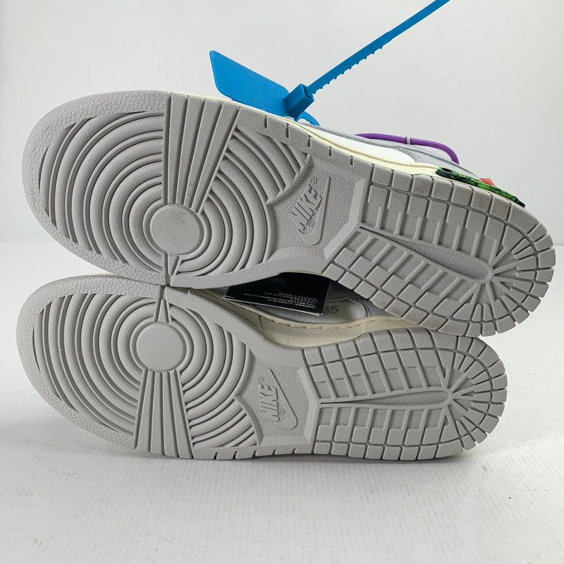 【中古美品】【メンズ】 ナイキ NIKE × OFF-WHITE DM1602-125 DUNK LOW "SAIL NEUTRAL GRAY" GRAY メンズ 26.0㎝ 黒タグ・箱付属 スニーカー 靴 160-260527-io-14-fuzh 万代Net店
