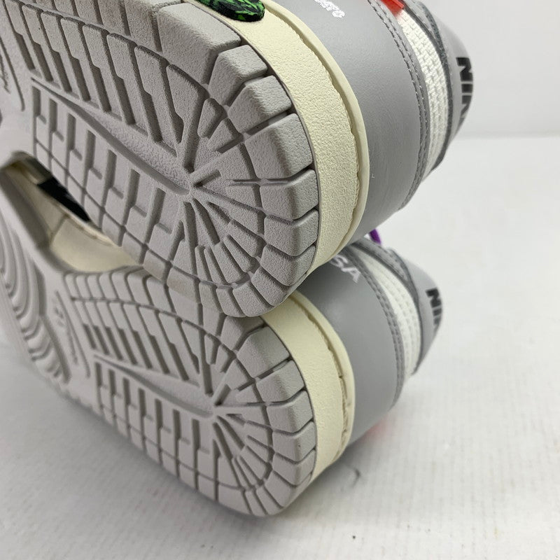 【中古美品】【メンズ】 ナイキ NIKE × OFF-WHITE DM1602-125 DUNK LOW "SAIL NEUTRAL GRAY" GRAY メンズ 26.0㎝ 黒タグ・箱付属 スニーカー 靴 160-260527-io-14-fuzh 万代Net店