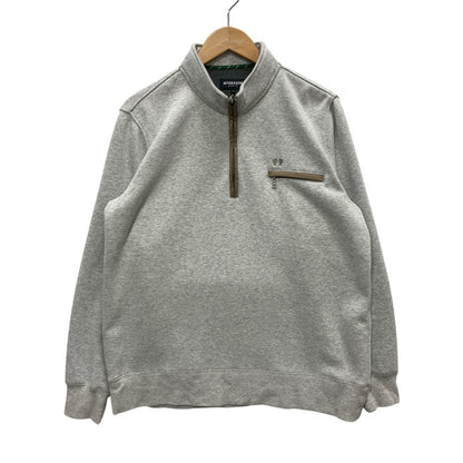 【中古品】【メンズ】 McGregor マックレガー ハーフジップスウェット 裏ボア トップス ブランド 古着 145-250323-gm-08-fuz サイズ：L カラー：グレー 万代Net店
