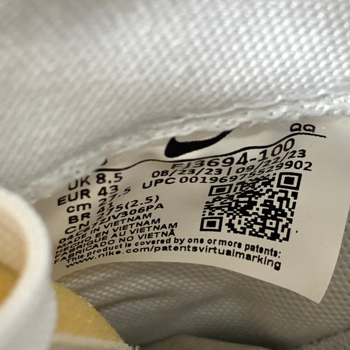 【中古美品】【メンズ】 NIKE ナイキ FJ3694-100 BLAZER LOW スニーカー 160-250426-gm-04-fuz サイズ：27.5cm カラー：ホワイト 万代Net店