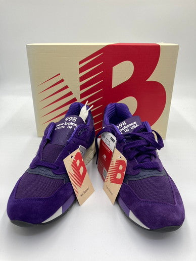 【中古美品】【メンズ】 NEW BALANCE ニューバランス U998TE スニーカー 162-241014-FY-2-yok カラー：パープル 万代Net店