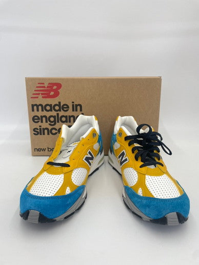 【中古美品】【メンズ】 NEW BALANCE ニューバランス  M991EF SNEAKERSNSTUFF スニーカーズンスタッフ 162-241012-NK-10-yok カラー： YELLOW/BLUE 万代Net店