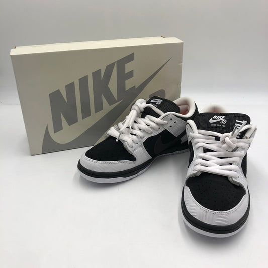 【中古品】【メンズ】 NIKE SB ナイキ スケートボーディング × TIGHTBOOTH タイトブース 別注 コラボ 23AW DUNK LOW PRO QS FD2629-100 ダンク ロー プロ クイックストライク スニーカー 靴 160-250716-KS-25-tei カラー：WHITE/BLACK-SAFETY ORANGE 万代Net店