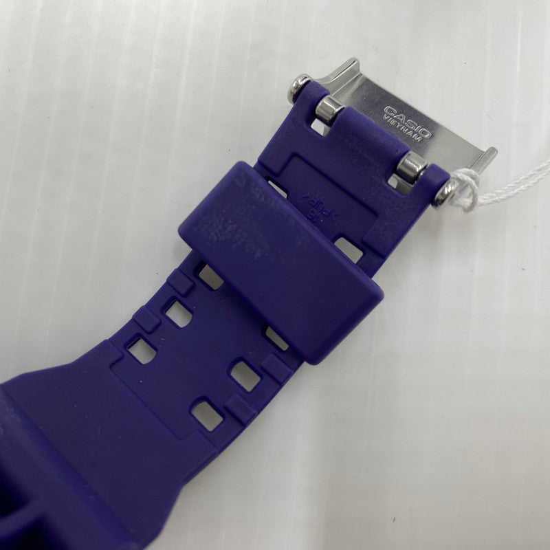 【中古品】【メンズ】 CASIO カシオ ANALOG-DIGITAL MODEL GA-140 SERIES G-SHOCK GA-140-6AJF アナログデジタル モデル GA-140シリーズ ジーショック 腕時計 196-260808-yo-04-tei カラー：パープル 万代Net店