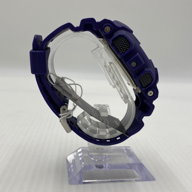 【中古品】【メンズ】 CASIO カシオ ANALOG-DIGITAL MODEL GA-140 SERIES G-SHOCK GA-140-6AJF アナログデジタル モデル GA-140シリーズ ジーショック 腕時計 196-260808-yo-04-tei カラー：パープル 万代Net店