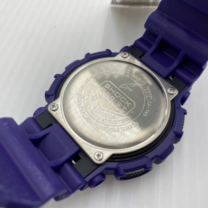 【中古品】【メンズ】 CASIO カシオ ANALOG-DIGITAL MODEL GA-140 SERIES G-SHOCK GA-140-6AJF アナログデジタル モデル GA-140シリーズ ジーショック 腕時計 196-260808-yo-04-tei カラー：パープル 万代Net店