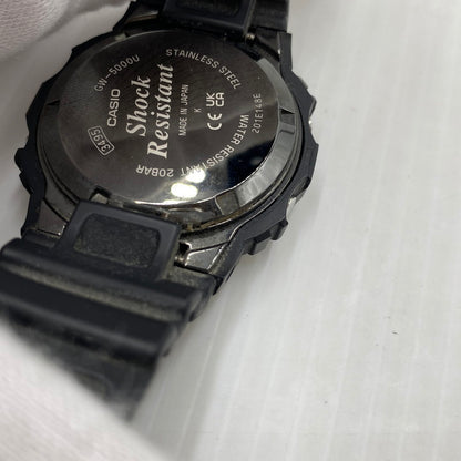 【中古品】【メンズ】 CASIO カシオ 5000SERIES FULL STAINLESS SCREW BACK DEGITAL G-SHOCK GW-5000U-1JF 5000シリーズ フルステンレス スクリューバック デジタル ジーショック 腕時計 196-260808-yo-12-tei カラー：ブラック 万代Net店