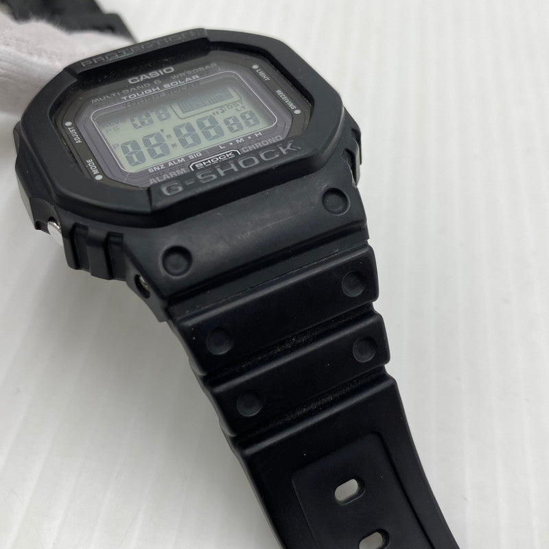 【中古品】【メンズ】 CASIO カシオ 5000SERIES FULL STAINLESS SCREW BACK DEGITAL G-SHOCK GW-5000U-1JF 5000シリーズ フルステンレス スクリューバック デジタル ジーショック 腕時計 196-260808-yo-12-tei カラー：ブラック 万代Net店