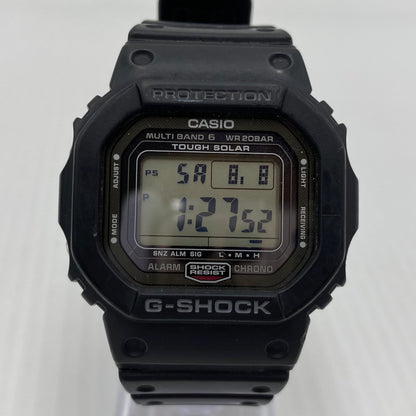 【中古品】【メンズ】 CASIO カシオ 5000SERIES FULL STAINLESS SCREW BACK DEGITAL G-SHOCK GW-5000U-1JF 5000シリーズ フルステンレス スクリューバック デジタル ジーショック 腕時計 196-260808-yo-12-tei カラー：ブラック 万代Net店