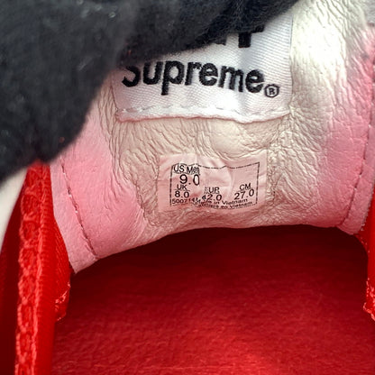 【中古品】【メンズ】 Supreme シュプリーム × VANS ヴァンズ 別注 コラボ SKATE ERA VN0A5KRV5XS スケート エラ スニーカー 靴 162-260618-ko-20-tei サイズ：27cm カラー：レッド 万代Net店