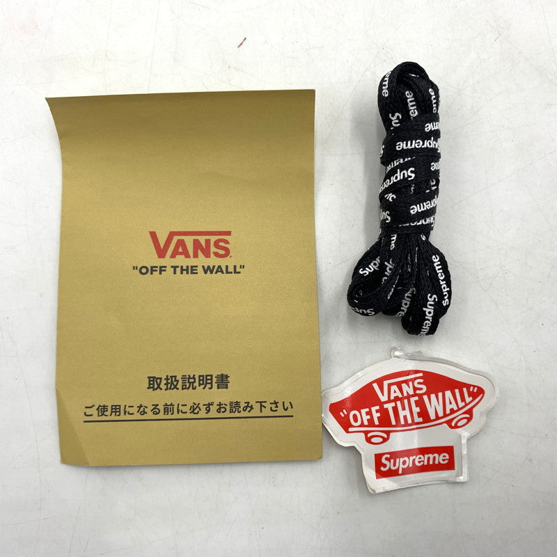 【中古品】【メンズ】 Supreme シュプリーム × VANS ヴァンズ 別注 コラボ SKATE ERA VN0A5KRV5XS スケート エラ スニーカー 靴 162-260618-ko-20-tei サイズ：27cm カラー：レッド 万代Net店