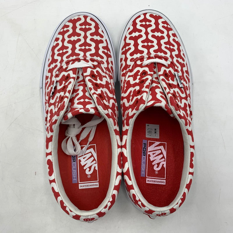 【中古品】【メンズ】 Supreme シュプリーム × VANS ヴァンズ 別注 コラボ SKATE ERA VN0A5KRV5XS スケート エラ スニーカー 靴 162-260618-ko-20-tei サイズ：27cm カラー：レッド 万代Net店