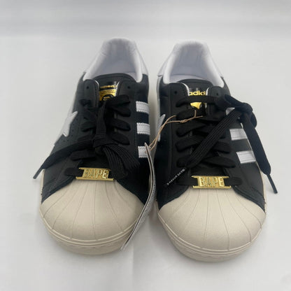 【中古美品】【メンズ】 adidas アディダス A BATHING APE ア ベイシング エイプ SUPERSTAR スーパースター 80S BAPE IF2385 161-241110-FY-7-yok カラー：CBLACK/FTWWHT/OWHITE 万代Net店