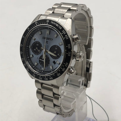 【中古美品】【メンズ】 SEIKO セイコー PROSPEX SPEEDTIMER SBDL109 プロスペックス スピードタイマー ソーラー 腕時計 197-251030-yy-02-tei カラー：シルバー 万代Net店