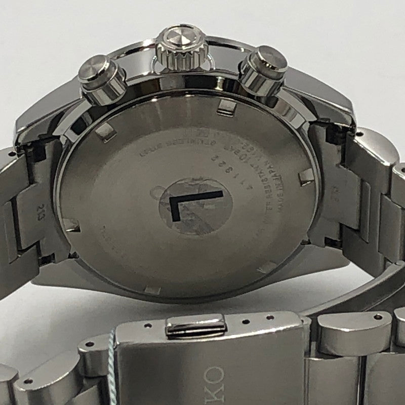 【中古美品】【メンズ】 SEIKO セイコー PROSPEX SPEEDTIMER SBDL109 プロスペックス スピードタイマー ソーラー 腕時計 197-251030-yy-02-tei カラー：シルバー 万代Net店