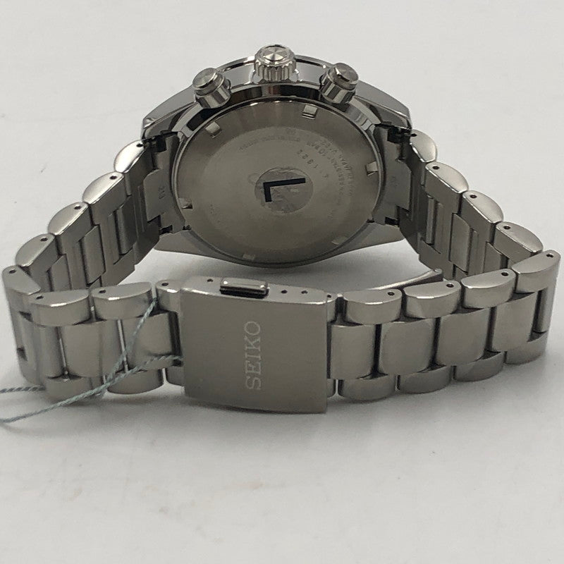 【中古美品】【メンズ】 SEIKO セイコー PROSPEX SPEEDTIMER SBDL109 プロスペックス スピードタイマー ソーラー 腕時計 197-251030-yy-02-tei カラー：シルバー 万代Net店