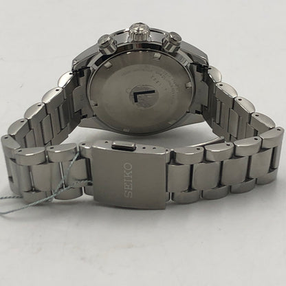 【中古美品】【メンズ】 SEIKO セイコー PROSPEX SPEEDTIMER SBDL109 プロスペックス スピードタイマー ソーラー 腕時計 197-251030-yy-02-tei カラー：シルバー 万代Net店