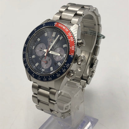 【中古美品】【メンズ】 SEIKO セイコー PROSPEX SPEEDTIMER SBDL097 プロスペックス スピードタイマー ソーラー 腕時計 197-251030-yy-10-tei カラー：シルバー 万代Net店