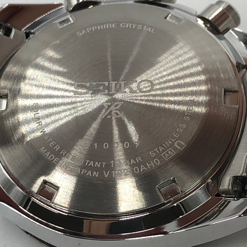 【中古美品】【メンズ】 SEIKO セイコー PROSPEX SPEEDTIMER SBDL097 プロスペックス スピードタイマー ソーラー 腕時計 197-251030-yy-10-tei カラー：シルバー 万代Net店