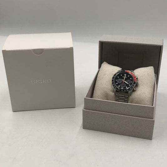 【中古美品】【メンズ】 SEIKO セイコー PROSPEX SPEEDTIMER SBDL099 プロスペックス スピードタイマー ソーラー 腕時計 197-251030-yy-07-tei カラー：シルバー 万代Net店