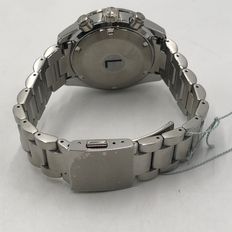 【中古美品】【メンズ】 SEIKO セイコー PROSPEX SPEEDTIMER SBDL099 プロスペックス スピードタイマー ソーラー 腕時計 197-251030-yy-07-tei カラー：シルバー 万代Net店