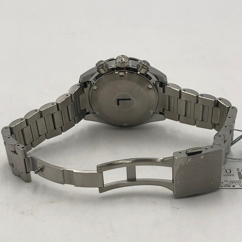 【中古美品】【メンズ】 SEIKO セイコー PROSPEX SPEEDTIMER SBDL099 プロスペックス スピードタイマー ソーラー 腕時計 197-251030-yy-07-tei カラー：シルバー 万代Net店