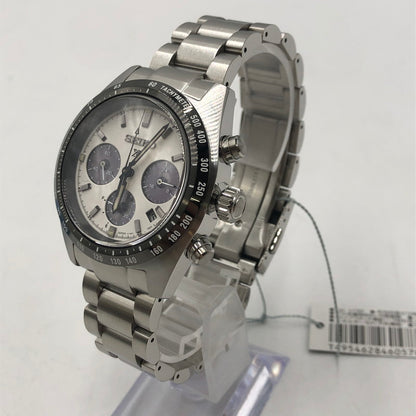 【中古美品】【メンズ】 SEIKO セイコー PROSPEX SPEEDTIMER SBDL085 プロスペックス スピードタイマー ソーラー 腕時計 197-251030-yy-09-tei カラー：シルバー 万代Net店