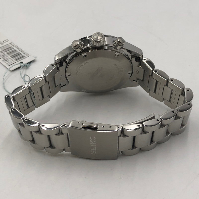 【中古美品】【メンズ】 SEIKO セイコー PROSPEX SPEEDTIMER SBDL085 プロスペックス スピードタイマー ソーラー 腕時計 197-251030-yy-09-tei カラー：シルバー 万代Net店