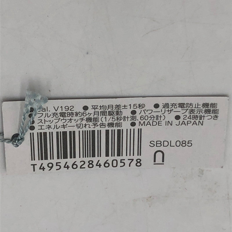 【中古美品】【メンズ】 SEIKO セイコー PROSPEX SPEEDTIMER SBDL085 プロスペックス スピードタイマー ソーラー 腕時計 197-251030-yy-09-tei カラー：シルバー 万代Net店