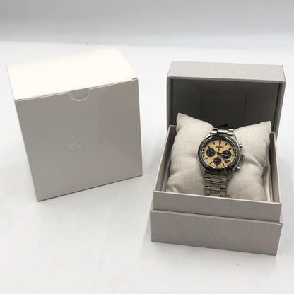 【中古美品】【メンズ】 SEIKO セイコー PROSPEX SPEEDTIMER SBDL089 プロスペックス スピードタイマー ソーラー 腕時計 197-251030-yy-05-tei カラー：シルバー 万代Net店