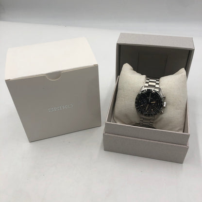 【中古美品】【メンズ】 SEIKO セイコー PROSPEX SPEEDTIMER SBDL091 プロスペックス スピードタイマー ソーラー 腕時計 197-251030-yy-11-tei カラー：シルバー 万代Net店