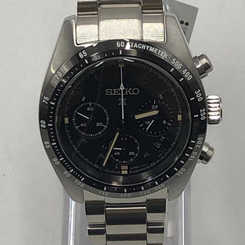 【中古美品】【メンズ】 SEIKO セイコー PROSPEX SPEEDTIMER SBDL091 プロスペックス スピードタイマー ソーラー 腕時計 197-251030-yy-11-tei カラー：シルバー 万代Net店