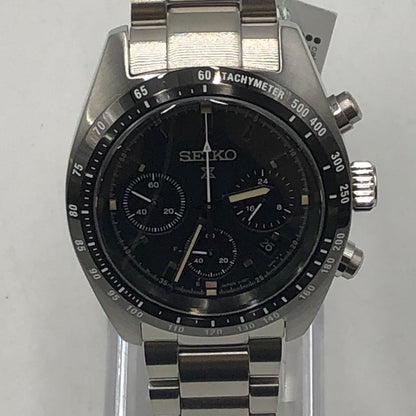 【中古美品】【メンズ】 SEIKO セイコー PROSPEX SPEEDTIMER SBDL091 プロスペックス スピードタイマー ソーラー 腕時計 197-251030-yy-11-tei カラー：シルバー 万代Net店