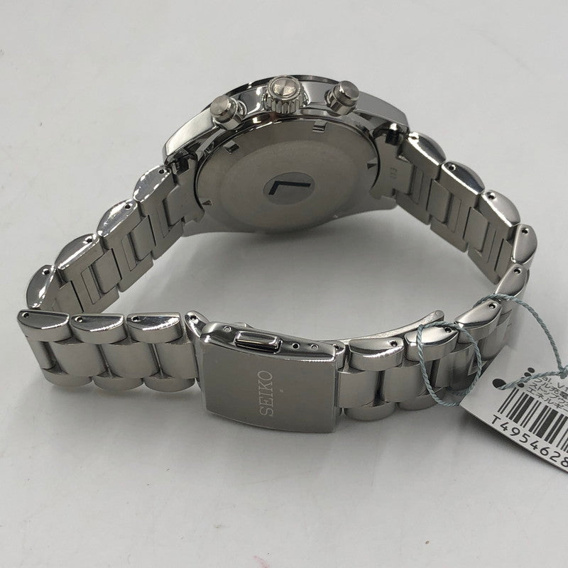【中古美品】【メンズ】 SEIKO セイコー PROSPEX SPEEDTIMER SBDL091 プロスペックス スピードタイマー ソーラー 腕時計 197-251030-yy-11-tei カラー：シルバー 万代Net店