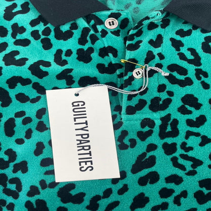 【中古美品】【メンズ】 WACKO MARIA ワコマリア LEOPARD VELOUR POLO SHIRT ベロア半袖シャツ  142-241110-NK-2-yok サイズ：M 万代Net店