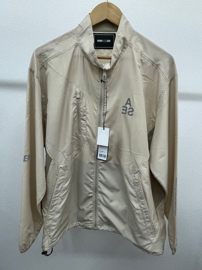 【中古美品】【メンズ】  WIND AND SEA　トラックジャケット WDS-JK-22　ポリエステル　ナイロン　 142-241223-NK-15-yok サイズ：L カラー：ベージュ系 万代Net店