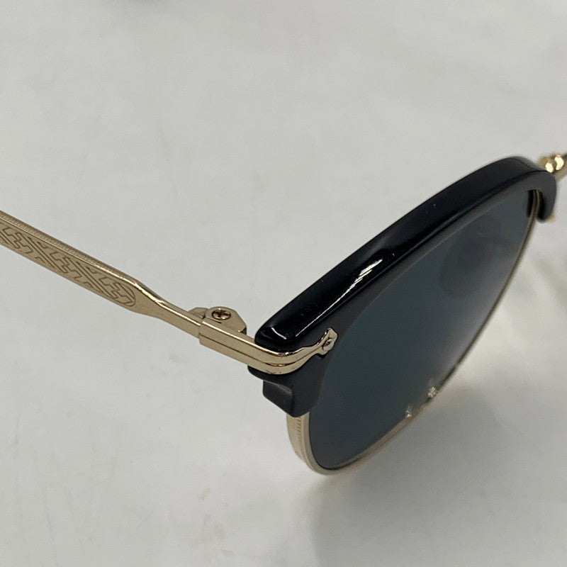 【中古品】【メンズ】 EYEVAN アイヴァン DRAPER ドレイパー アイウェア サングラス アクセサリー 203-251026-yy-02-tei サイズ：47□21-145 カラー：ブラック ゴールド 万代Net店