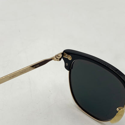 【中古品】【メンズ】 EYEVAN アイヴァン DRAPER ドレイパー アイウェア サングラス アクセサリー 203-251026-yy-02-tei サイズ：47□21-145 カラー：ブラック ゴールド 万代Net店