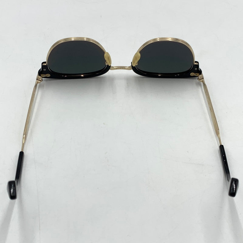 【中古品】【メンズ】 EYEVAN アイヴァン DRAPER ドレイパー アイウェア サングラス アクセサリー 203-251026-yy-02-tei サイズ：47□21-145 カラー：ブラック ゴールド 万代Net店