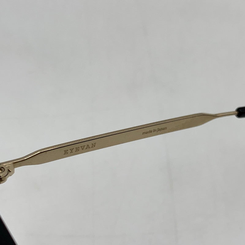 【中古品】【メンズ】 EYEVAN アイヴァン DRAPER ドレイパー アイウェア サングラス アクセサリー 203-251026-yy-02-tei サイズ：47□21-145 カラー：ブラック ゴールド 万代Net店