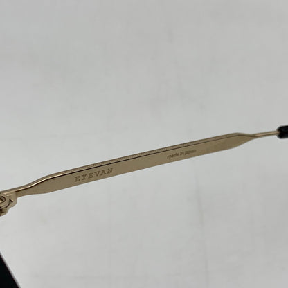 【中古品】【メンズ】 EYEVAN アイヴァン DRAPER ドレイパー アイウェア サングラス アクセサリー 203-251026-yy-02-tei サイズ：47□21-145 カラー：ブラック ゴールド 万代Net店